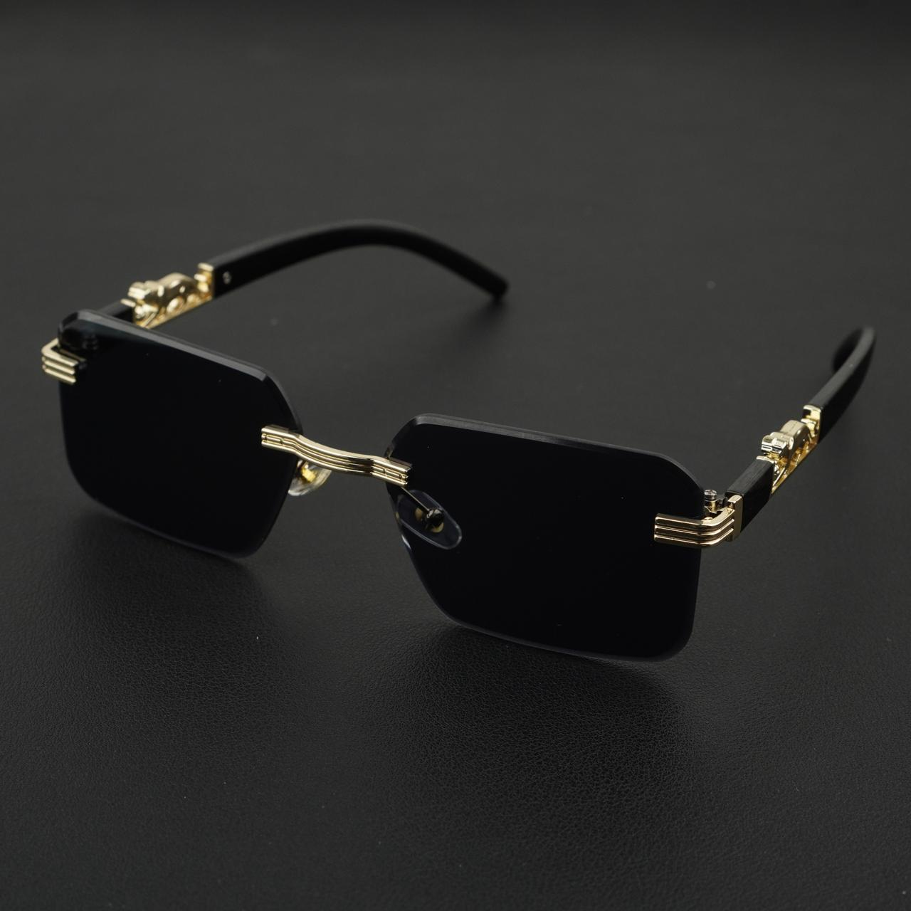 Rimless Frame – Charcol – Male Sunglasses