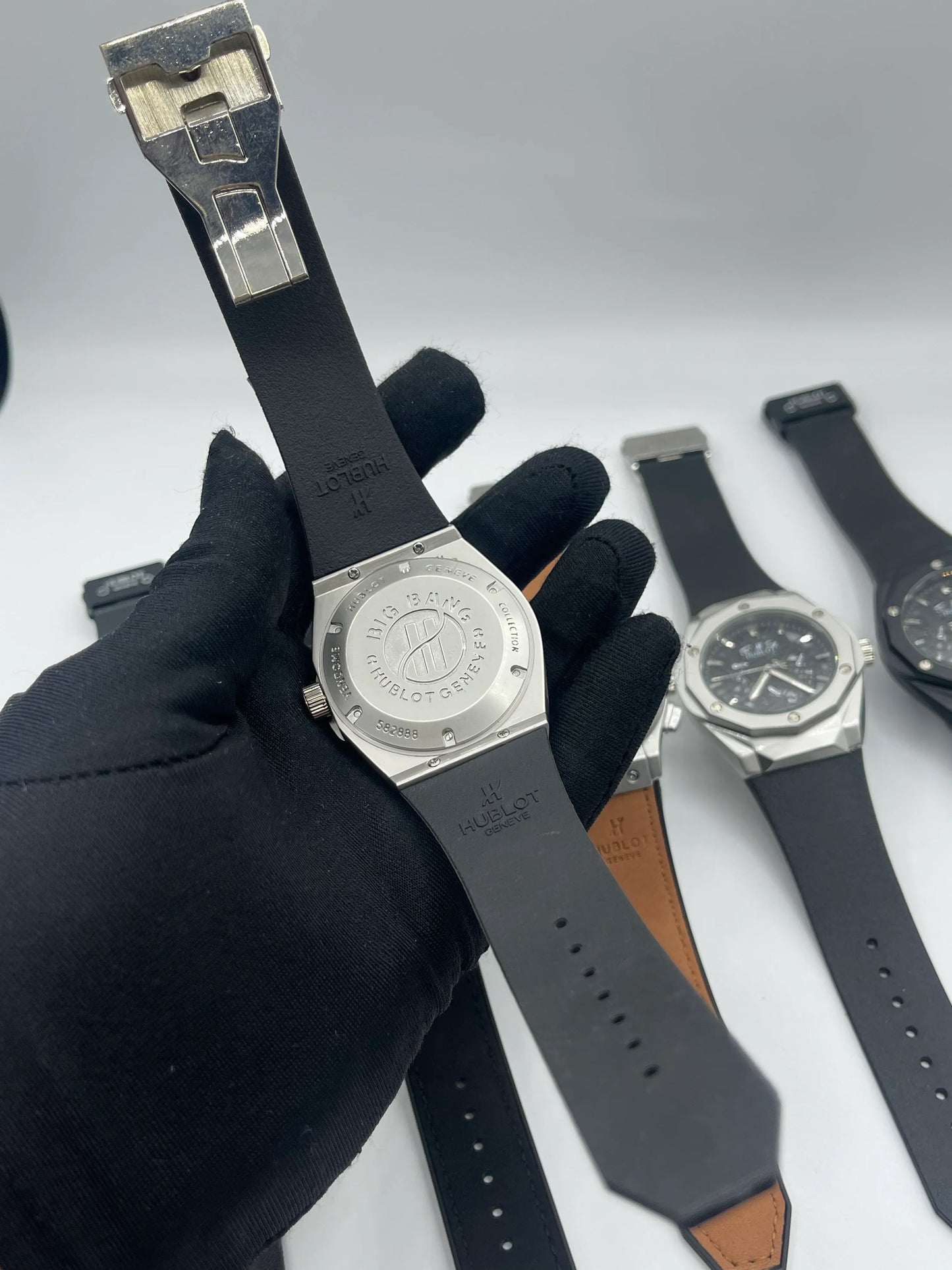 HUB Diamond Cut - Silver Black